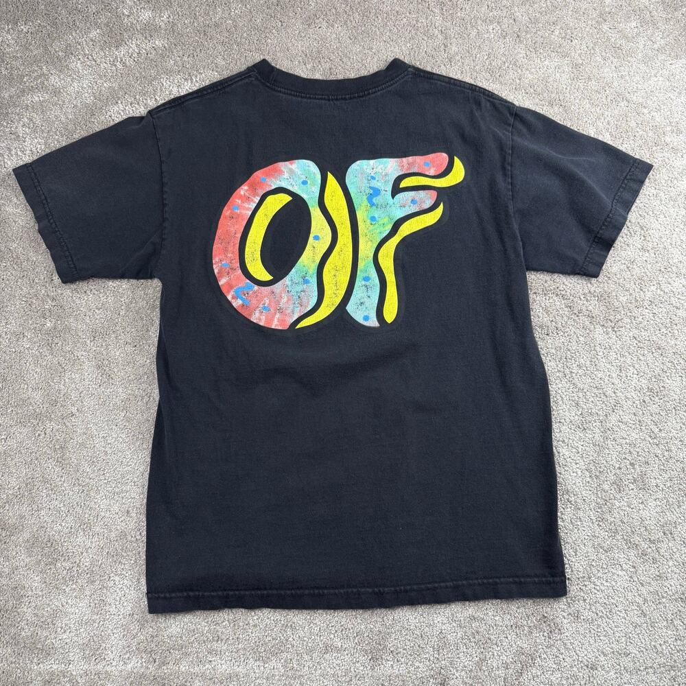 Black Odd Future OFWGKTA Black Classic Doughnut Graphic T-Shirt Size M